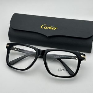 Cartier – Rectangle Noires & Métal